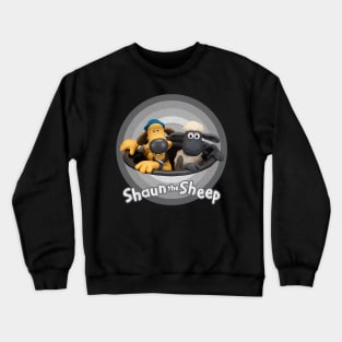 Vintage TV Series The Sheep Cartoon Shaun Crewneck Sweatshirt